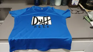 Camiseta estilo Duffman Simpsons talla M