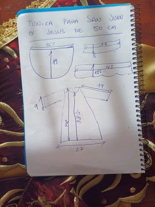 Traje para san juan ideal de 50 cm