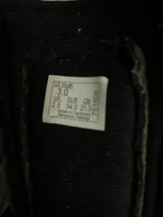 Zapatillas Vans YT Filmore Talla 34