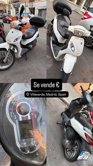 Moto Symphony 125 año 2016