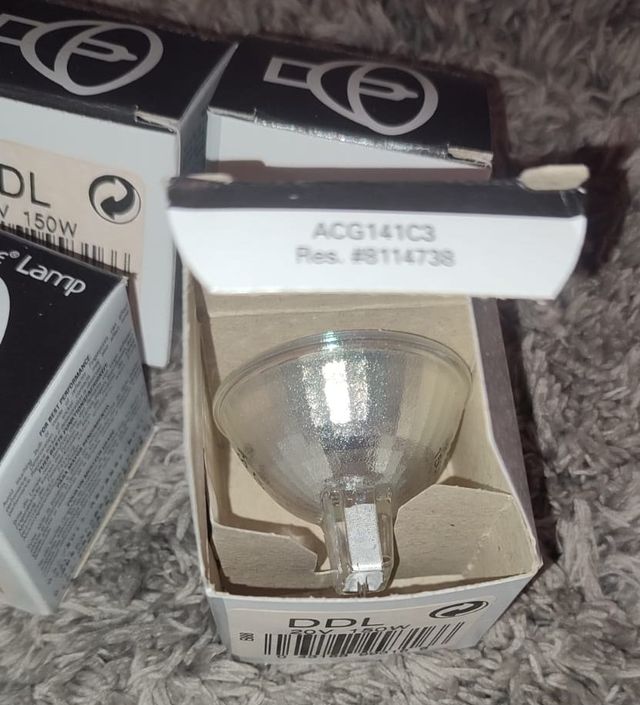 Lampada GE Quartzline DDL 150W 20V MR16 GY6.35 USA