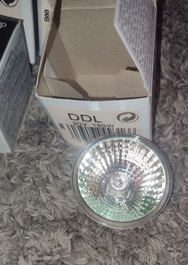 Lampada GE Quartzline DDL 150W 20V MR16 GY6.35 USA