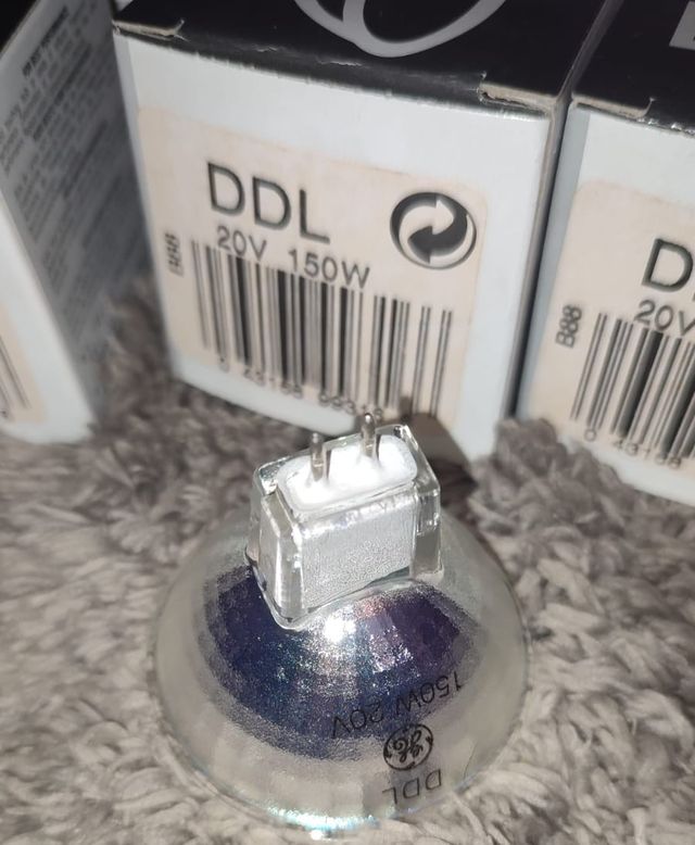 Lampada GE Quartzline DDL 150W 20V MR16 GY6.35 USA