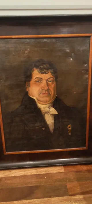 Retrato Oleo Siglo XIX