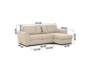 Sofa chaiselongue