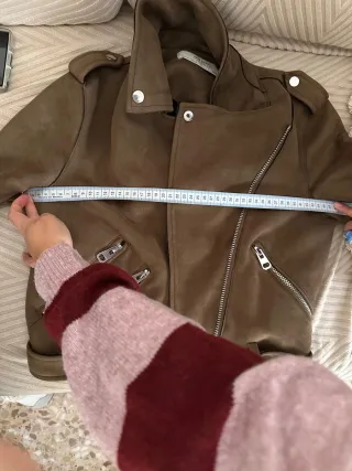 Chaqueta ante zara talla M