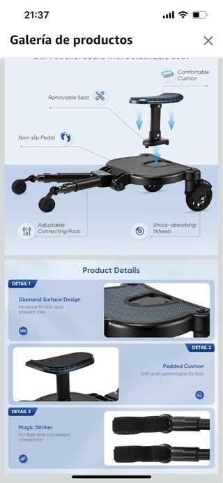 Patinete Carro Bebe Universal