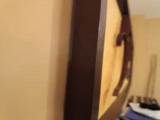 Cuadro acrílico e hierro. 155x50 cm