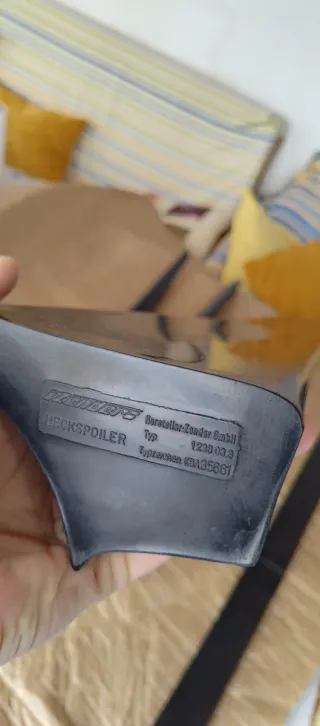 Alerón para BMW E30 Zender 3 piezas