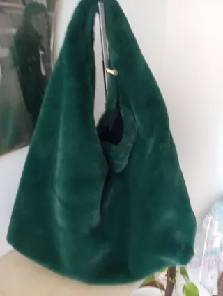 Borsa in pelliccia ecologica