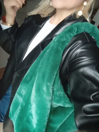 Borsa in pelliccia ecologica