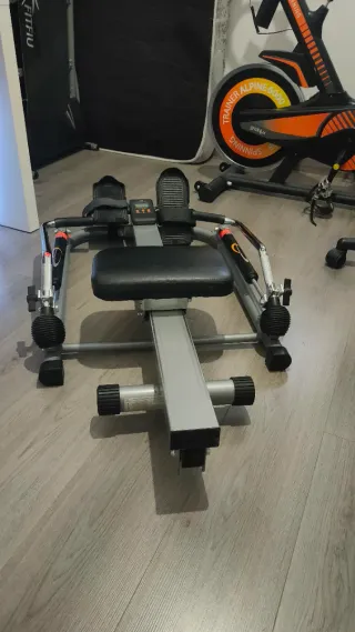 Máquina de remo hidráulica fitness