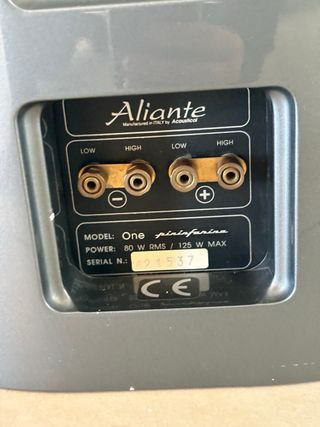 Altavoces Aliante ONE pininfarina