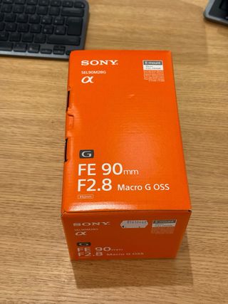 Objetivo Sony FE90 macro G OSS 2.8