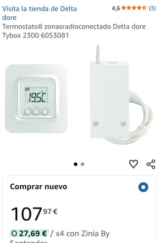 Termostato inalambrico tybox 2300