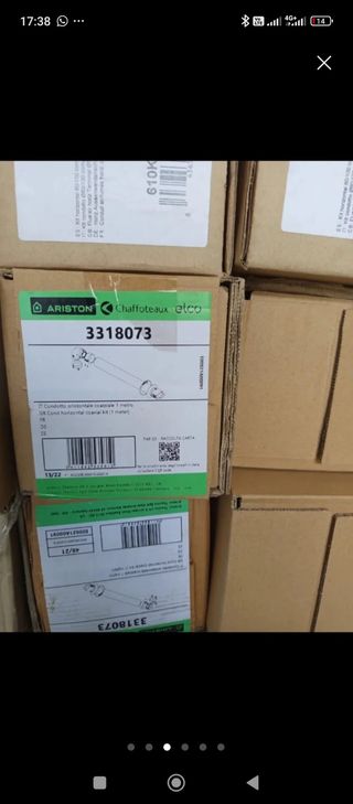 Kit de chimenea Chaffoteaux 60/100 3318073 Ariston