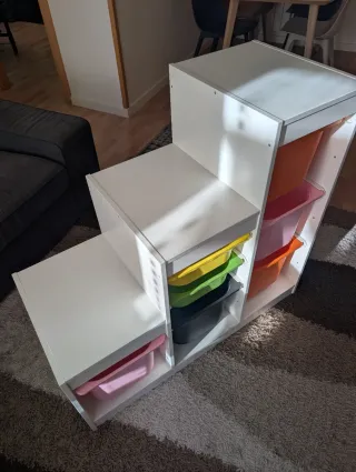 Trofast ikea con cajas