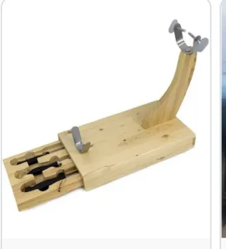 Jamonero con cajón para cuchillos