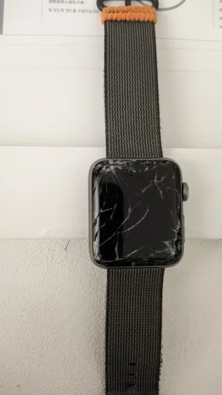 I Watch WR-50 42 mm Serie 2 pantalla rota.