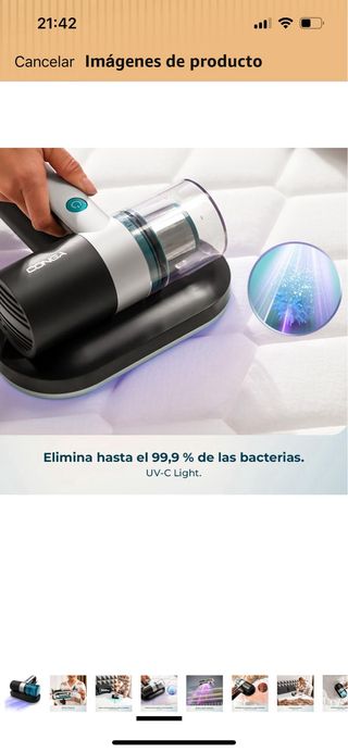 Cecotec Aspirador de Colchones y Tapicerías de Man