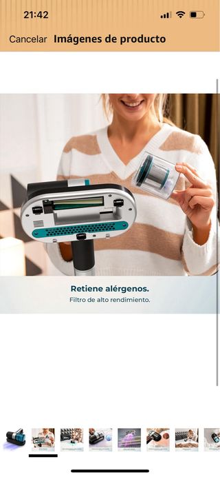 Cecotec Aspirador de Colchones y Tapicerías de Man