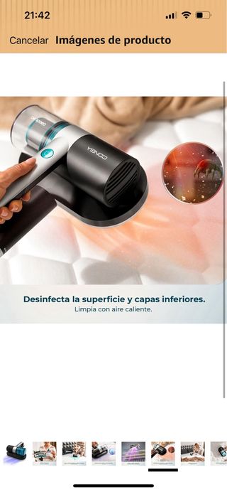 Cecotec Aspirador de Colchones y Tapicerías de Man