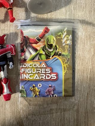 Lotto 5 mini power ranger action figure vintage