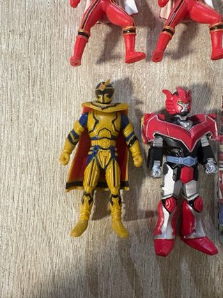 Lotto 5 mini power ranger action figure vintage