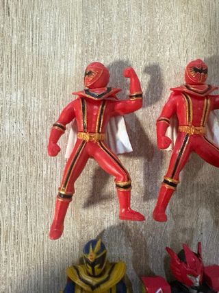 Lotto 5 mini power ranger action figure vintage