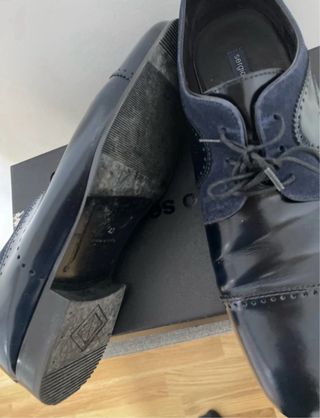 Sapatos de cerimonia para homem, usados uma vez