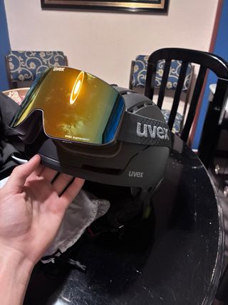 Pack de casco y gafas UVEX