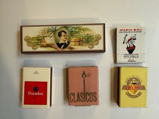 Colección de cajas de fósforos