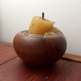 Candelabro de madera