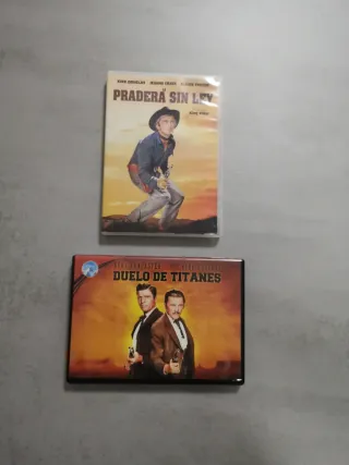DVD Duelo de Titanes y Pradera sin ley
