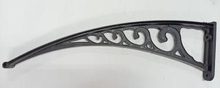 Due aste staffe braccetti di supporto x pensilina