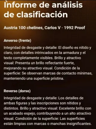 Moneda Austria 100 chelines Carlos V (1996)