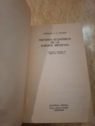 Historia económica de a Europa medieval