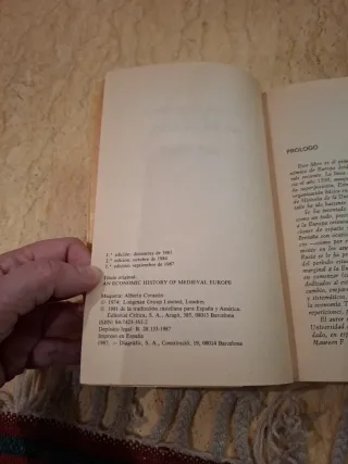 Historia económica de a Europa medieval