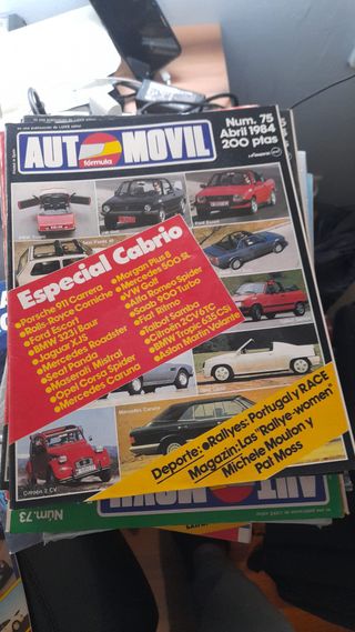 Revista Automovil año 1984
