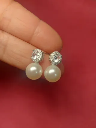 Pendientes de fiesta brillantes
