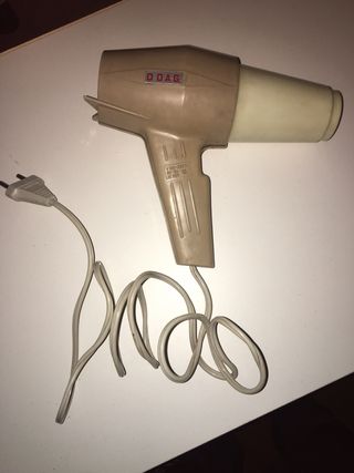 secador de pelo antiguo funciona