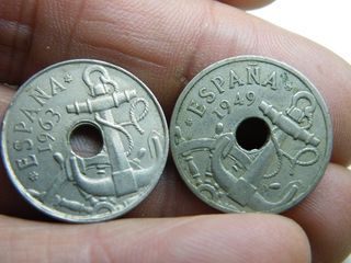 Moneda 50 Ctm. Todos los años de acuñación.