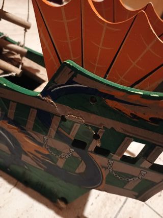 Urgente!Barco pirata de madera