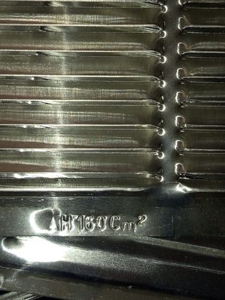 20 Rejillas ventilación de aluminio de 20x20-16x16