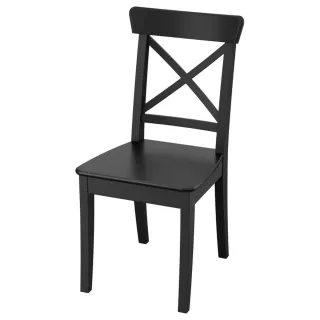 2 Sillas ingolf negra ikea