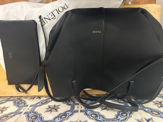 Mala polene como nova preta modelo cyme tamanho L