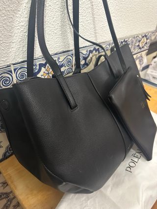 Mala polene como nova preta modelo cyme tamanho L