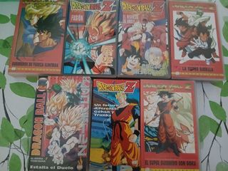 lote 7 peliculas vhs originales dragon ball