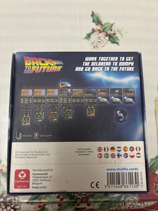 Juego de cartas de regreso al futuro