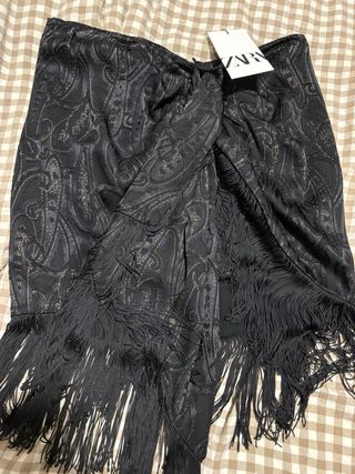 Falda de flecos
